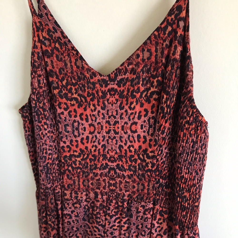 Angie Animal Print Jumpsuit NWT - Picture 5 of 9